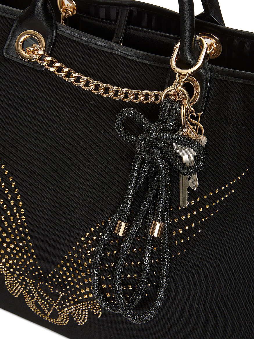 Knotted Shine Wristlet Strap Keychain