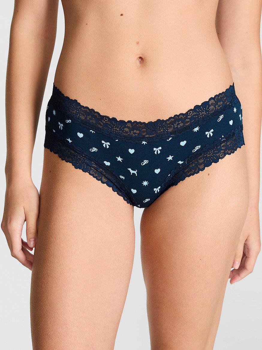Wink Lace-Trim Cheeky Panty