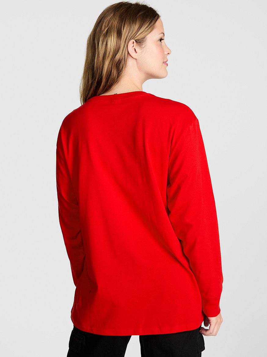 Campus Cotton Long-Sleeve Tee