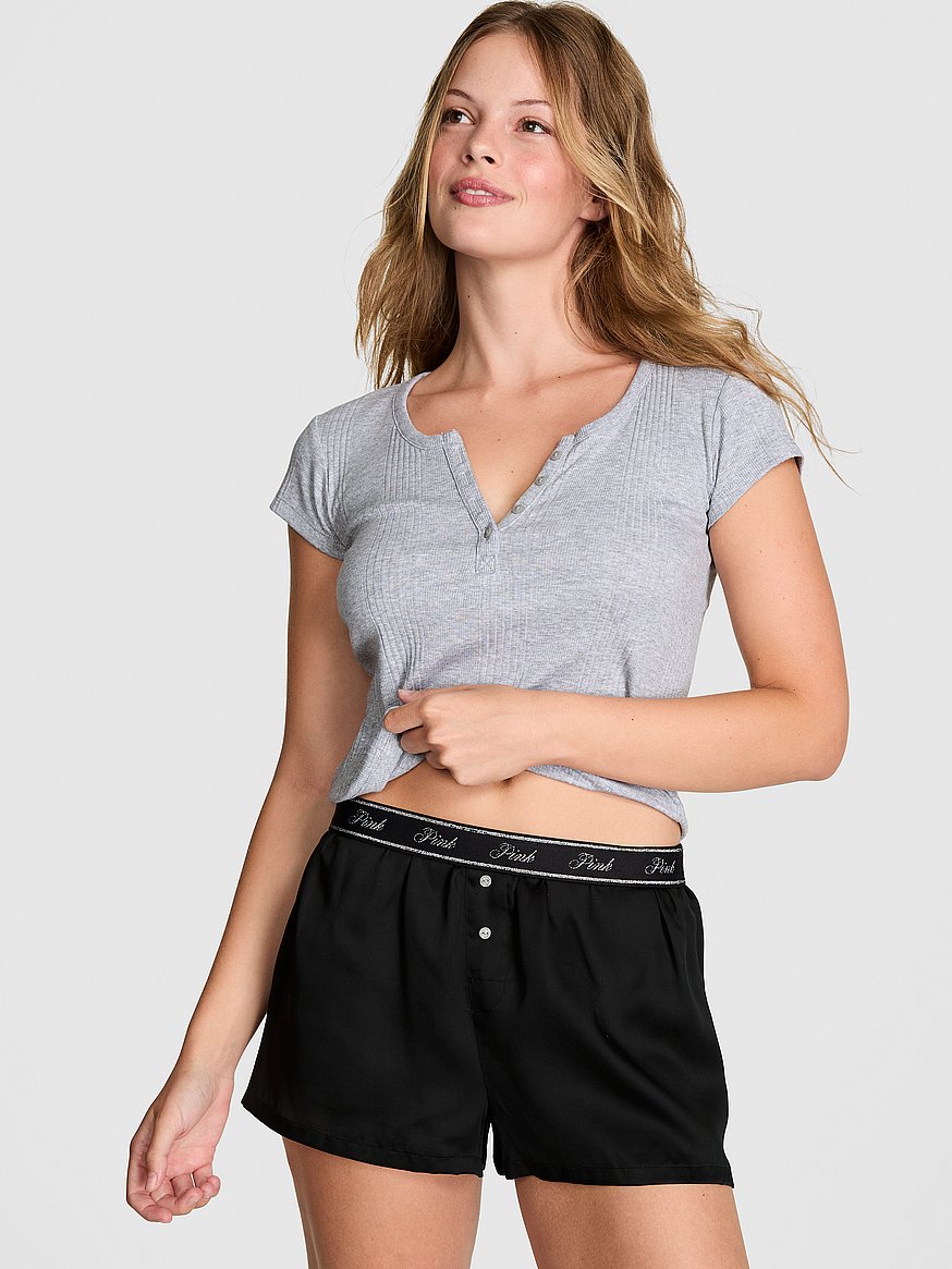 Silky Sleep Boxy Pajama Shorts