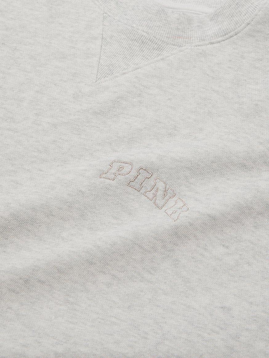 Ivy Fleece Oversized Crew Sweatshirt