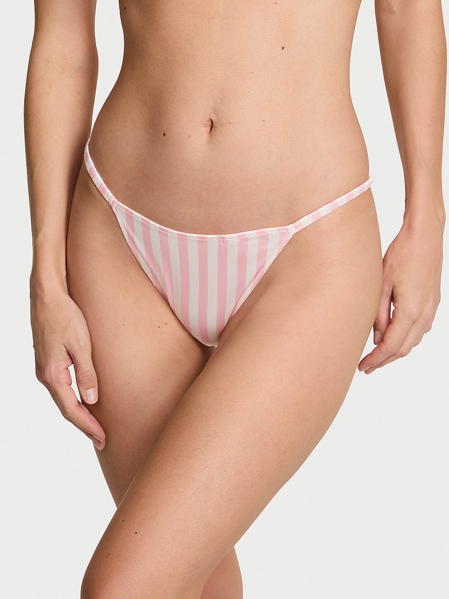 Angel Wings Hardware Strappy Open-Back Panty