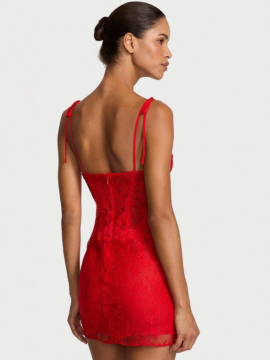 Lace Corset Slip Dress