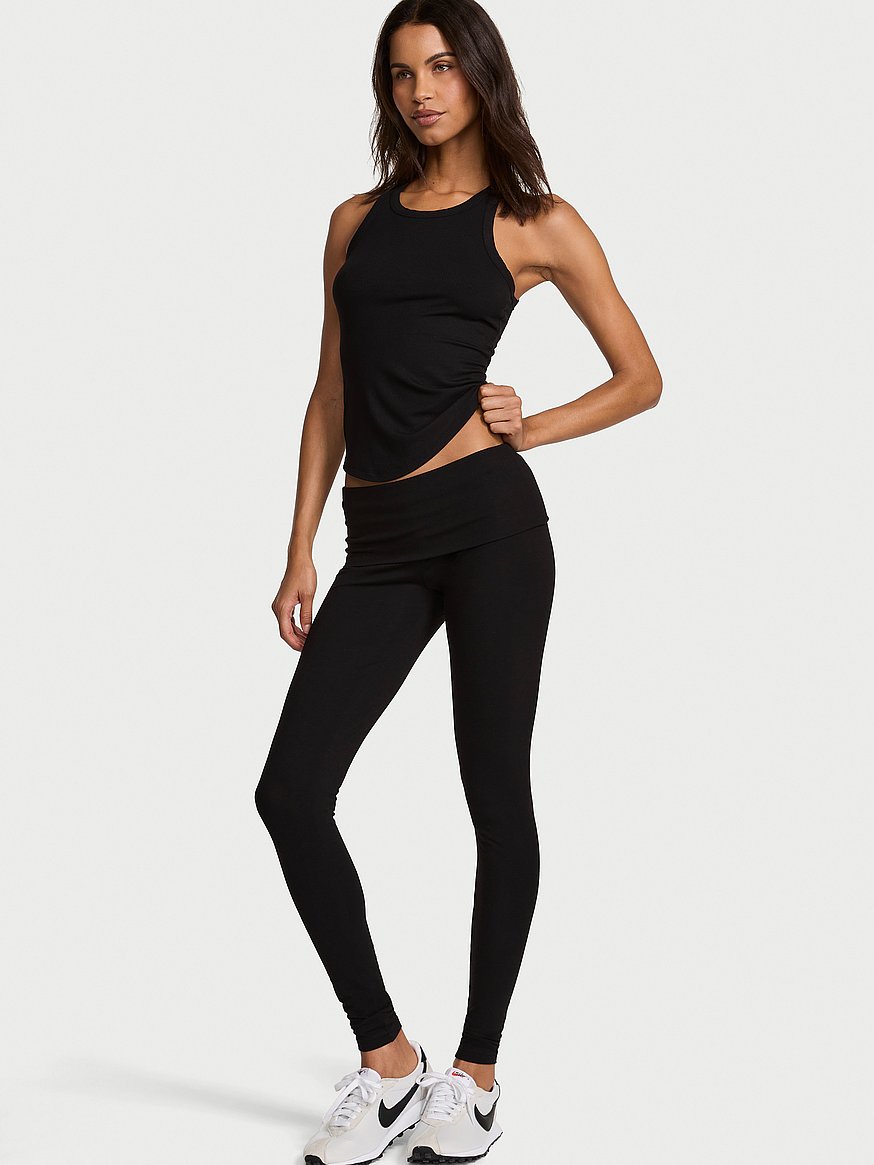 Cotton Foldover Legging