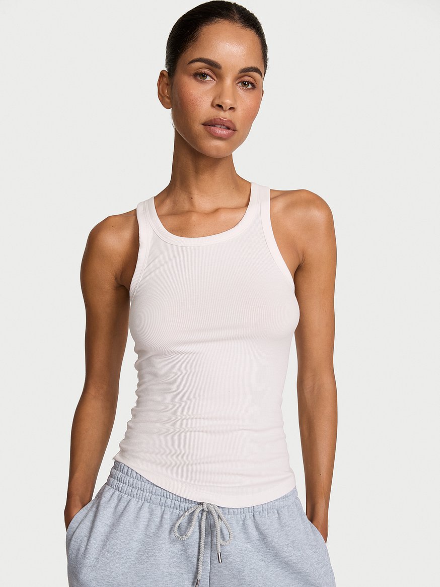 VS Iconic Rib Racerback Tank Top