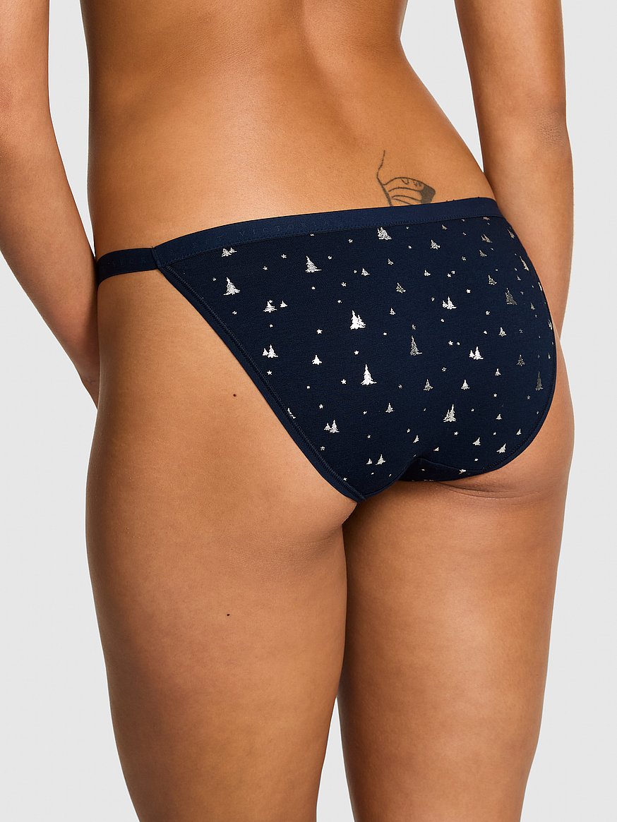 Stretch Cotton String Bikini Panty