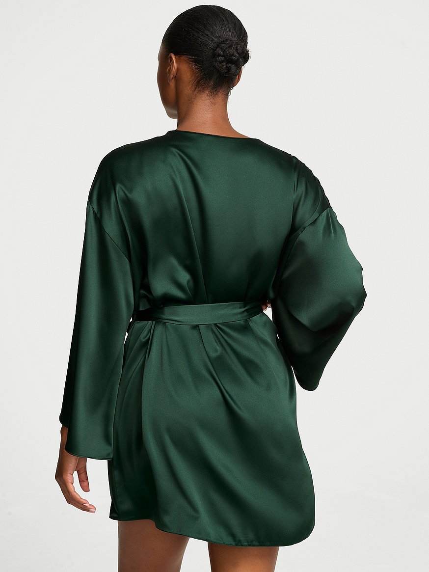 Satin Short Robe
