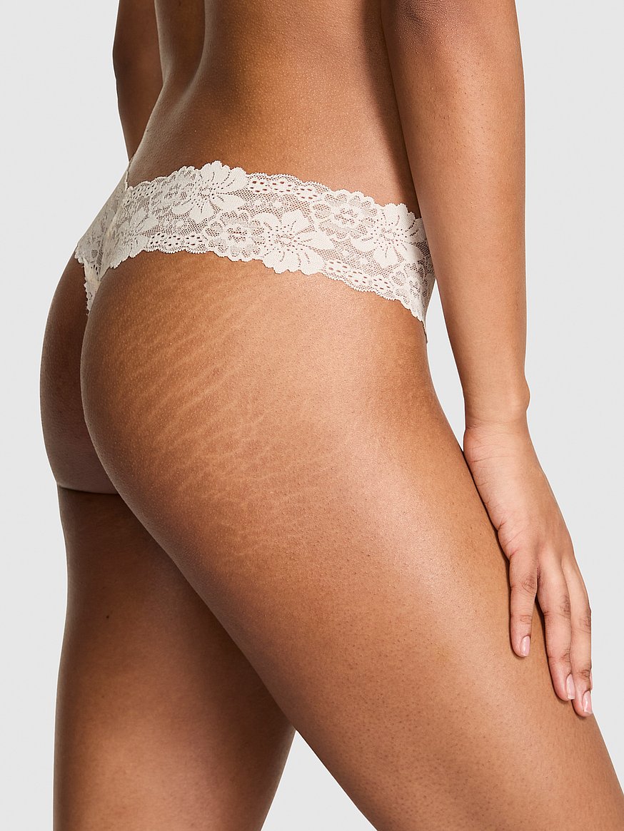 Wink Lace-Trim Thong Panty