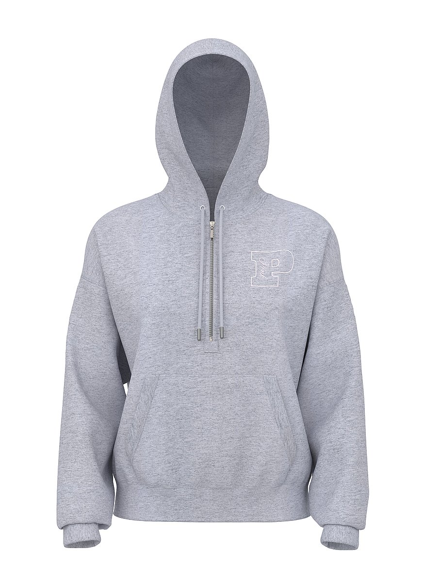 Ivy Fleece Campus Half-Zip Hoodie