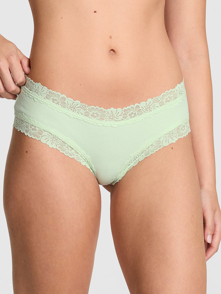 Wink Lace-Trim Cheeky Panty