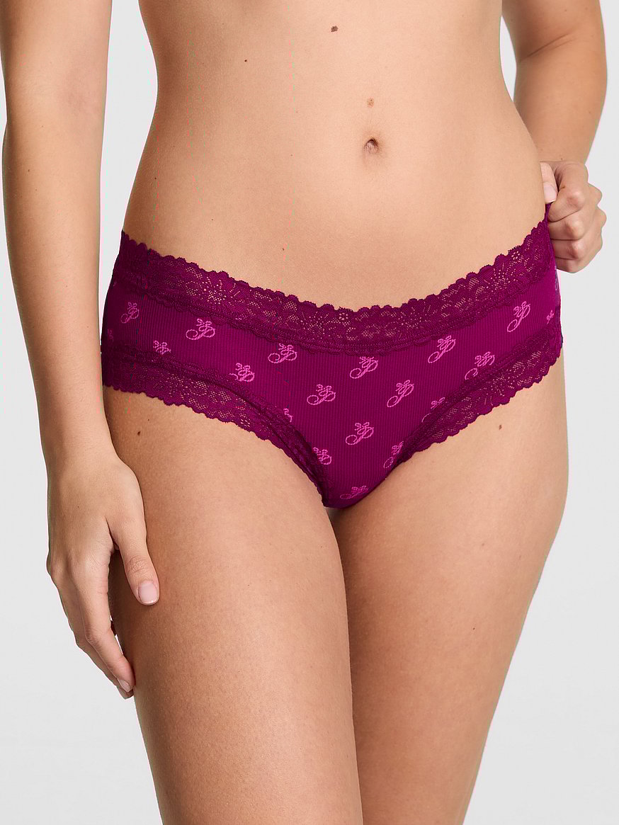 Wink Lace-Trim Cheeky Panty