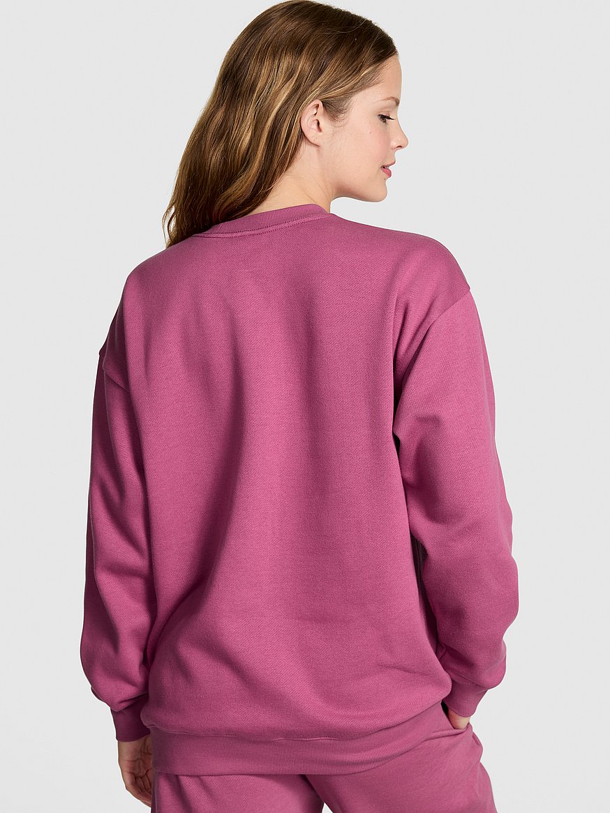 Ivy Fleece Oversized Crew Sweatshirt