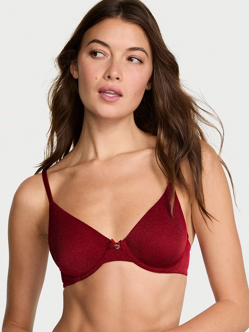 Shimmer Invisible Lift Unlined Demi Bra