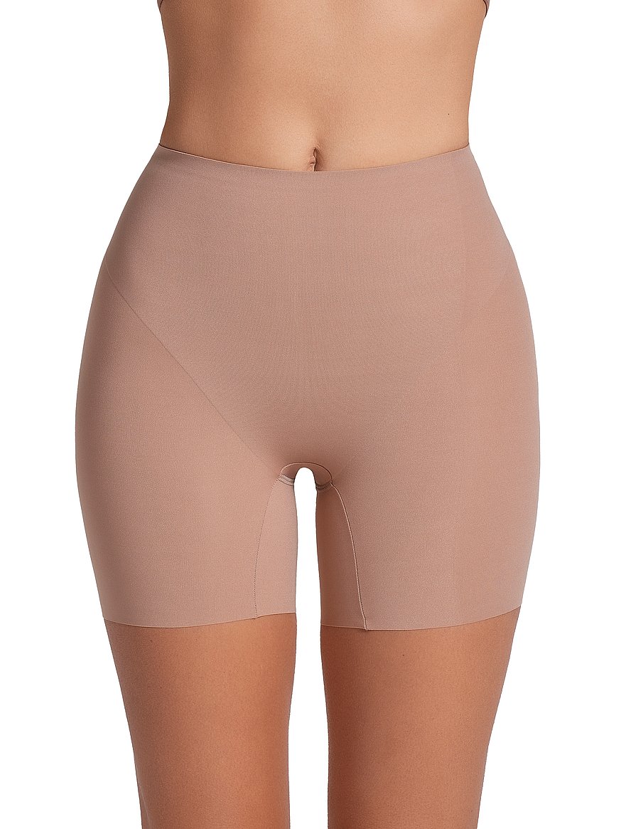 Buy Moderate Compression Padded Butt Lifter Shaper Shorts, Beige