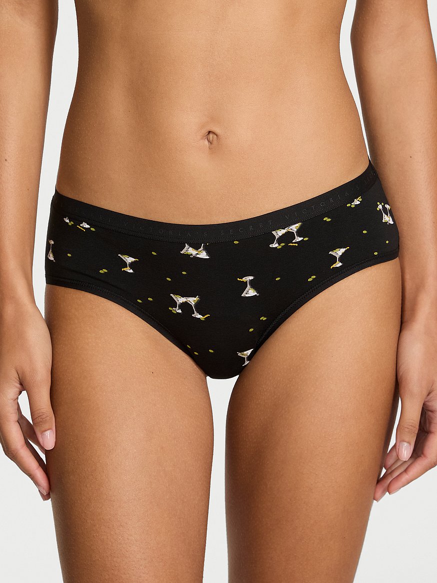 Stretch Cotton Hiphugger Panty