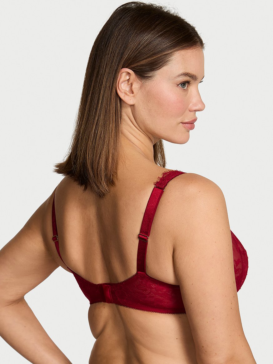 The Fabulous by Victoria's Secret Unlined Rose Lace Full-Cup Bra