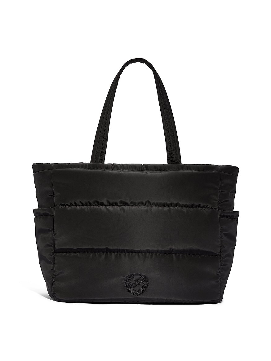 Quilted Puﬀer Tote Bag