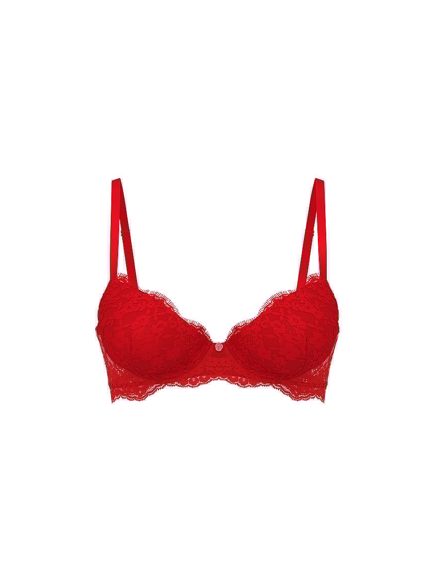 Lace Lightly Lined Classic Coverage Demi Bra