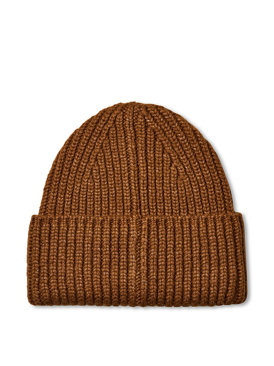 Buy Chunky Crafted Rib Beanie, Deco - Order Hats online - PINK US