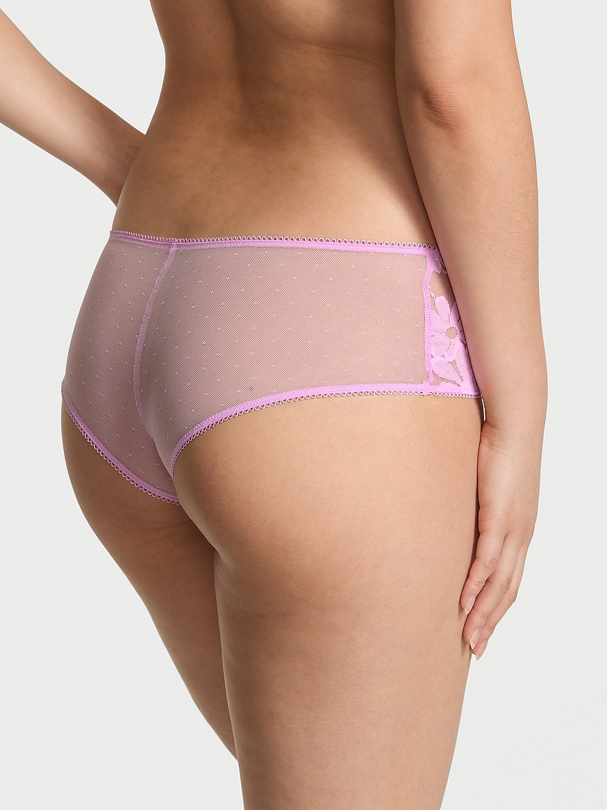 Wink Sequin Lace Strappy Cheeky Panty