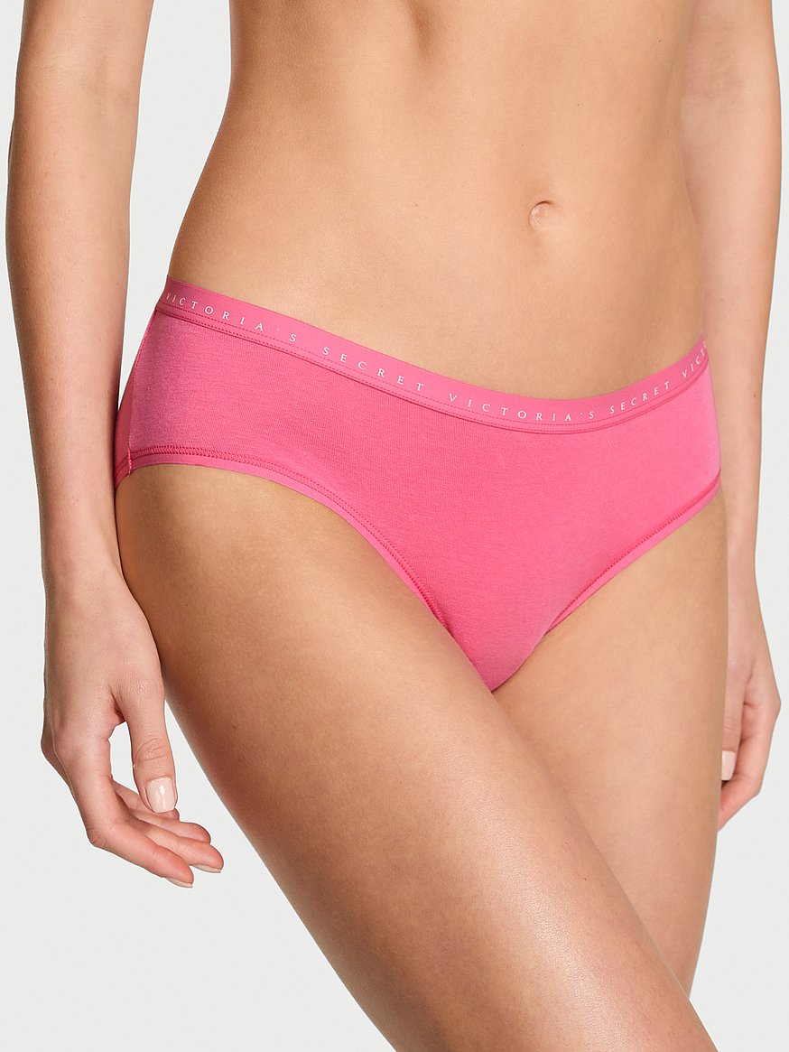 Stretch Cotton Hiphugger Panty