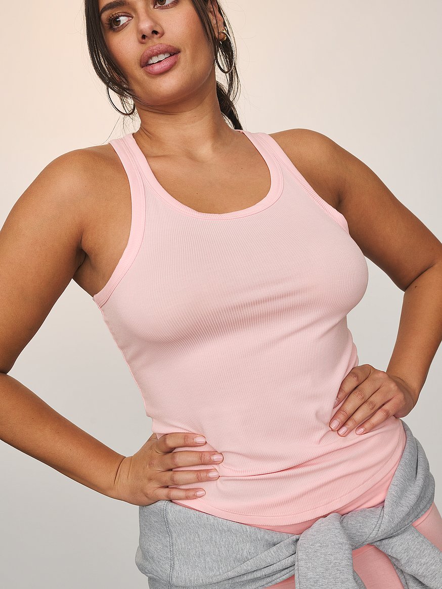VS Iconic Rib Racerback Tank Top