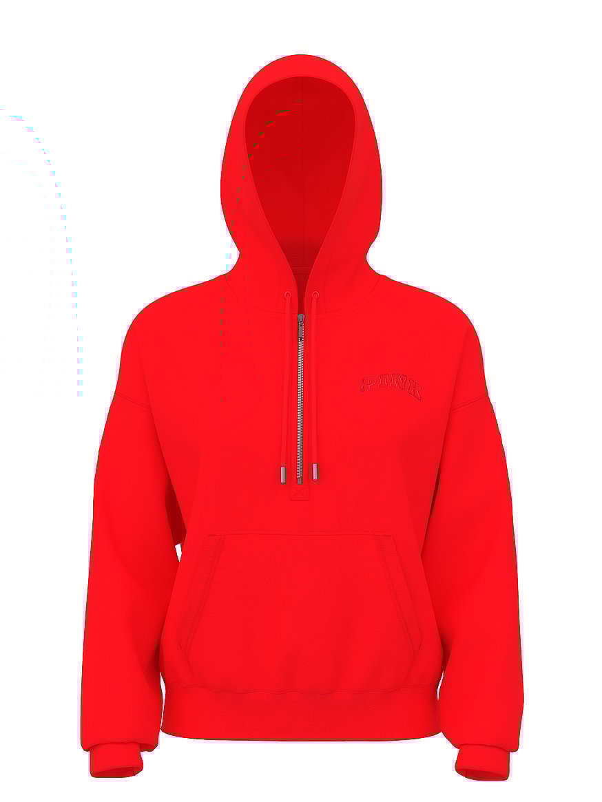 Ivy Fleece Campus Half-Zip Hoodie