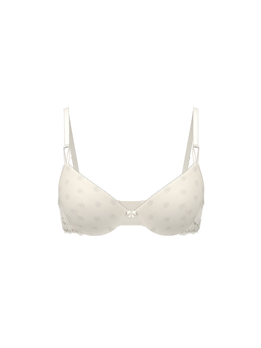Sexy Tee Sheer Heritage Shimmer Dot Lightly Lined Demi Bra