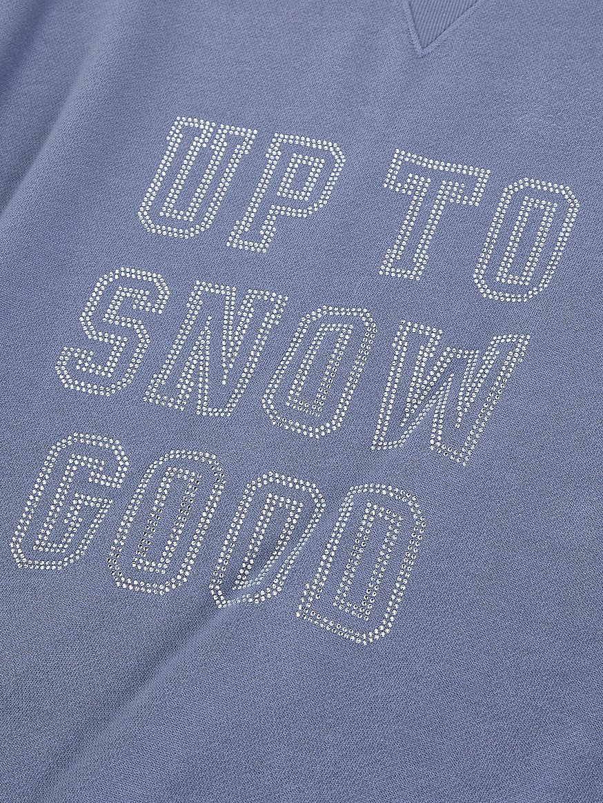 Ivy Fleece Oversized Crew Sweatshirt