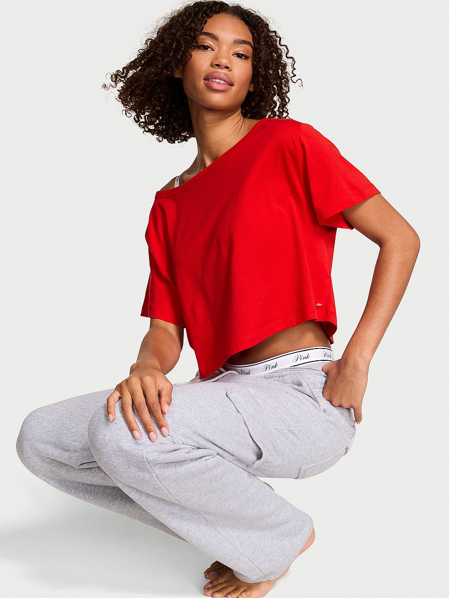 Slouchy Cropped Sleepshirt