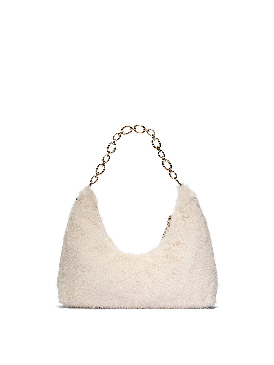VS Icon Medium Faux Fur Shoulder Bag