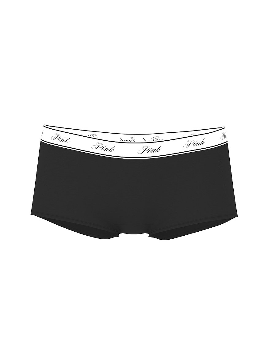 Logo Cotton Boyshort Panty