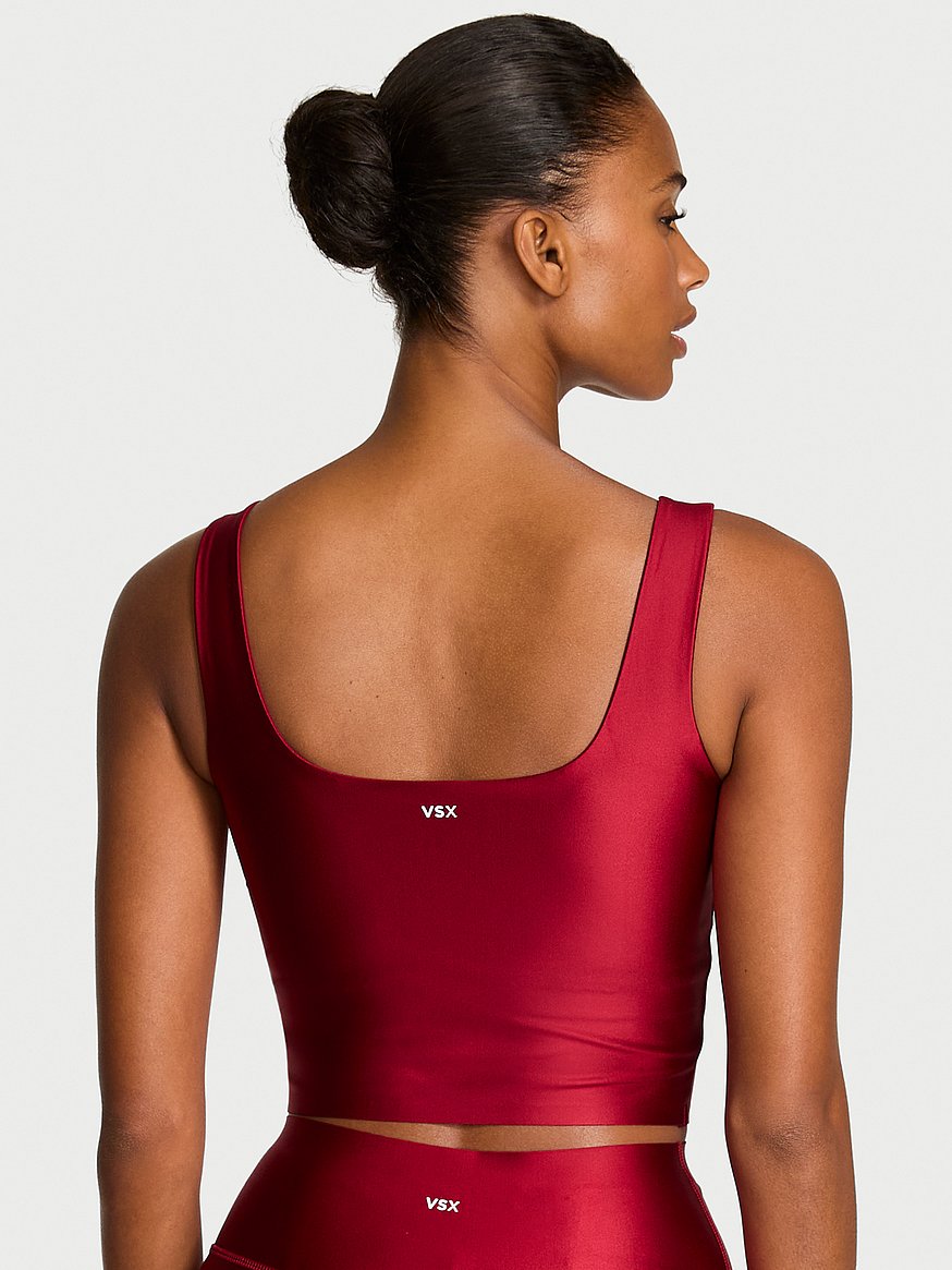 VSX GlossyTech™ Square-Neck Bra Top