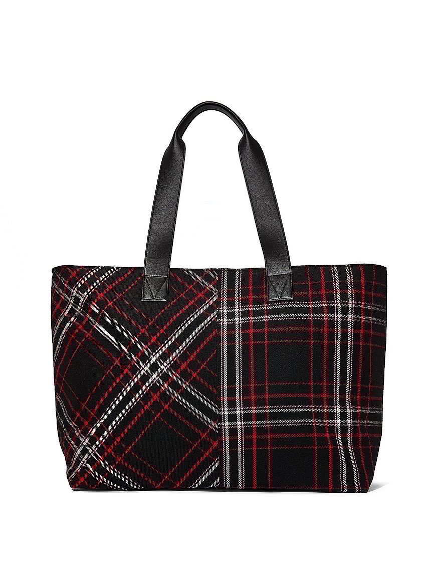 Plaid Tote Bag