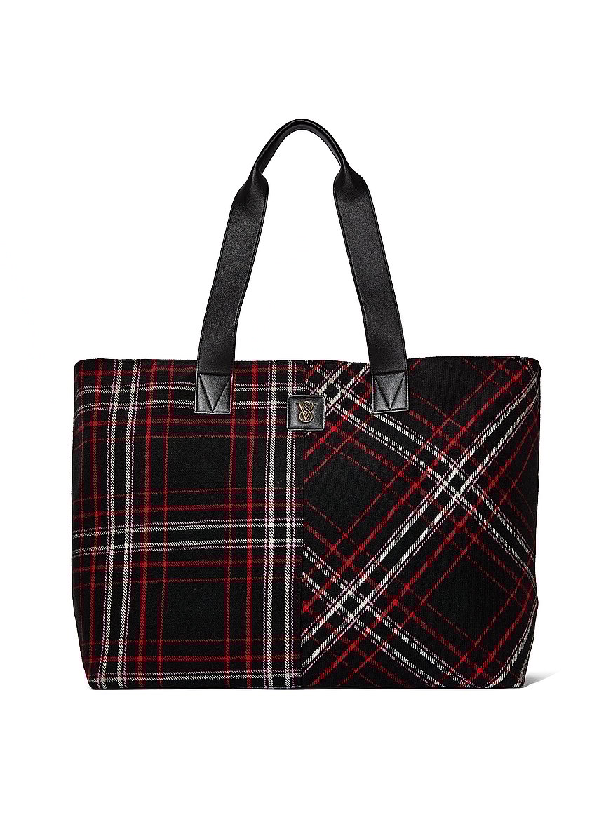 Plaid Tote Bag