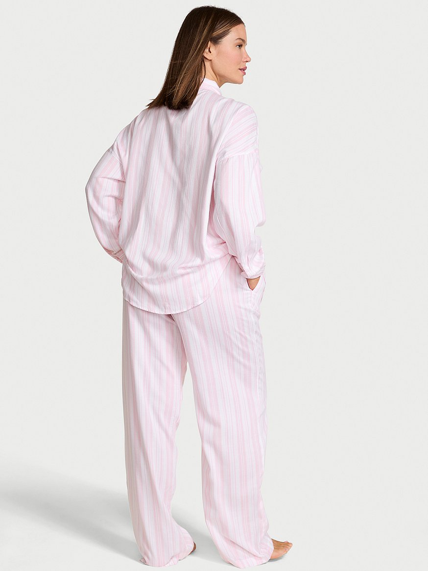 Modal-Cotton Long Pajama Set