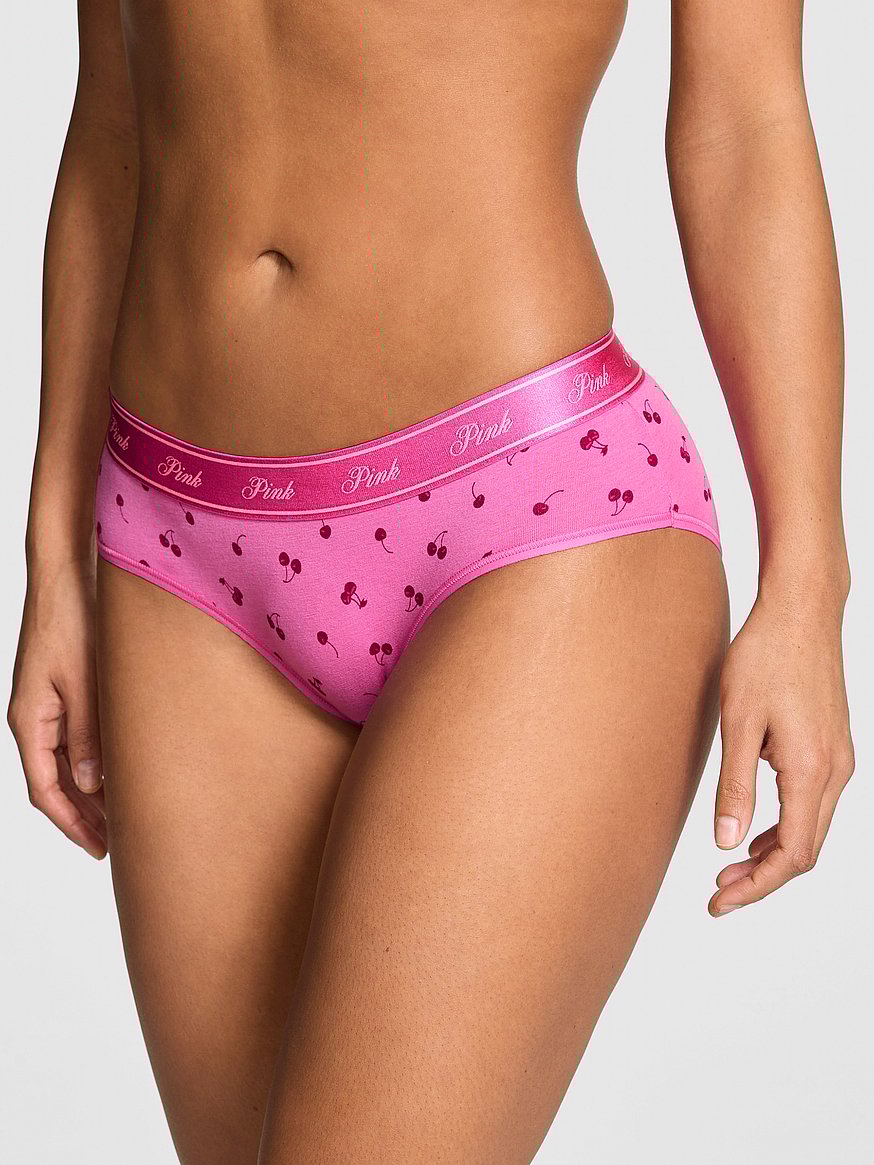 Logo Cotton Hiphugger Panty