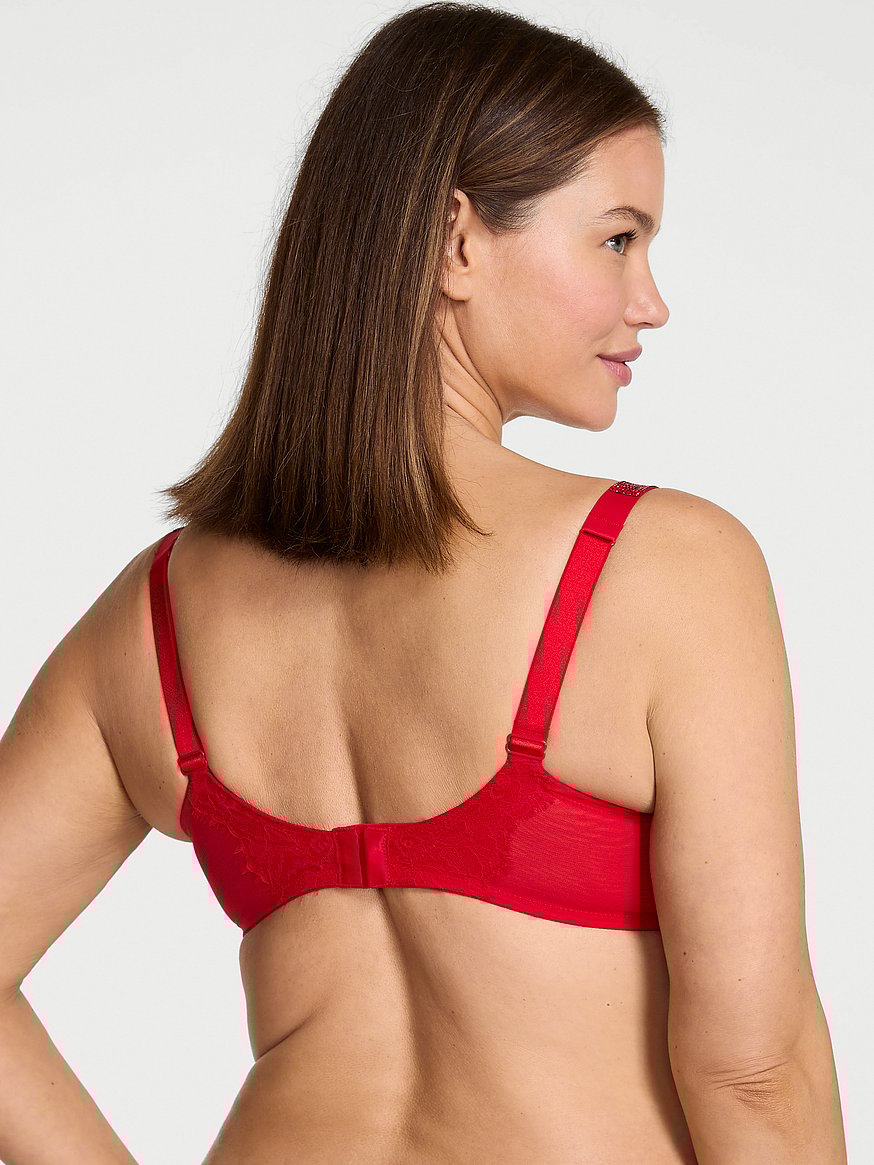 Fabulous by Victoria's Secret Shine Strap Lace Unlined Full-Cup Bra