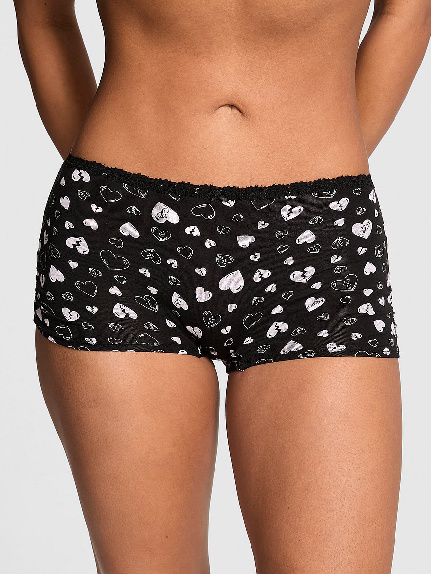 Cotton Dorm Boyshort Panty