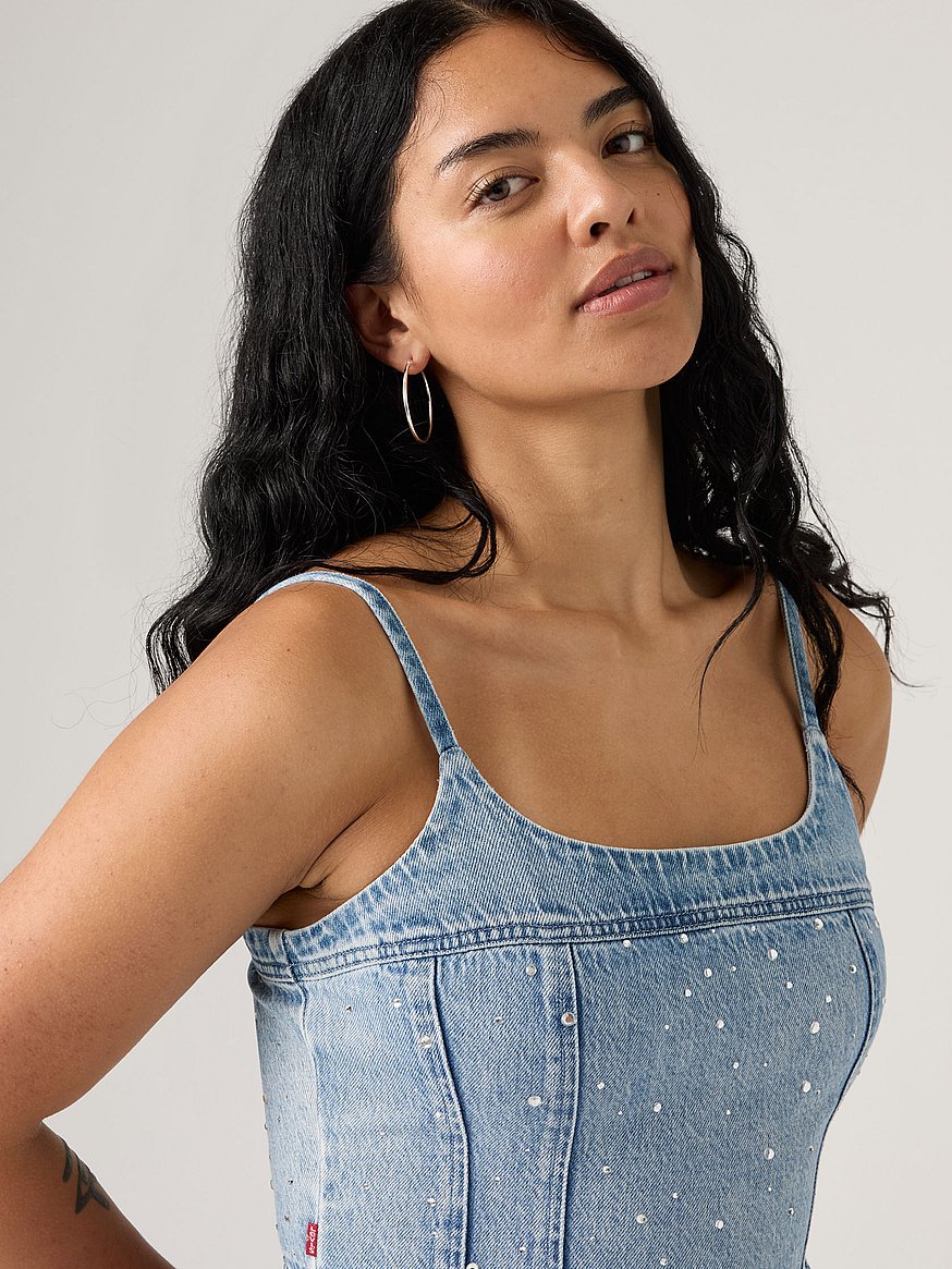 Buy Levi's® Jadine Denim Cami Tank, Dazzle Me - Order Tops online
