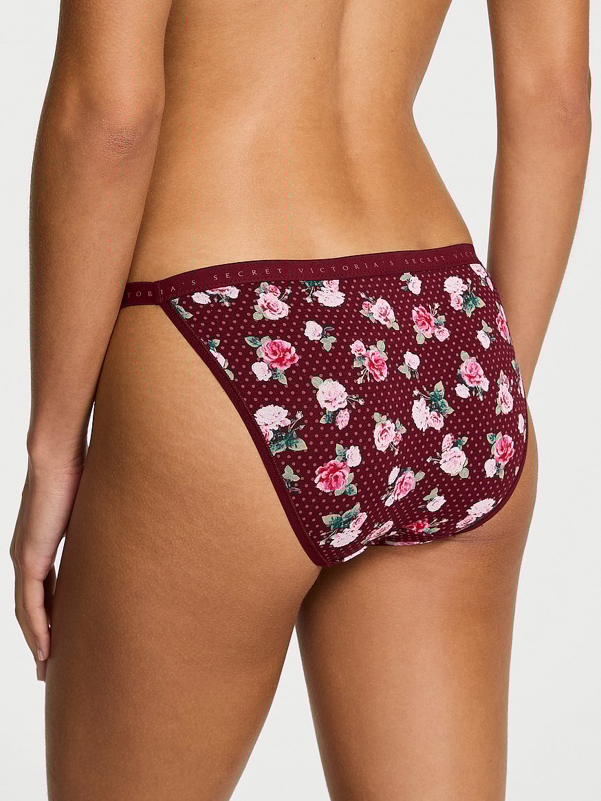 Stretch Cotton String Bikini Panty