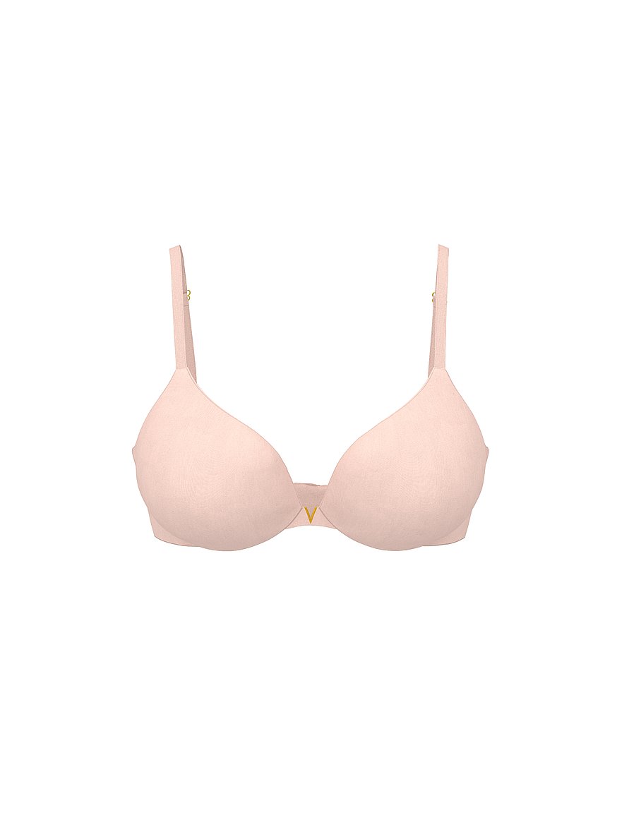Smooth Lightly Lined Plunge Demi Bra