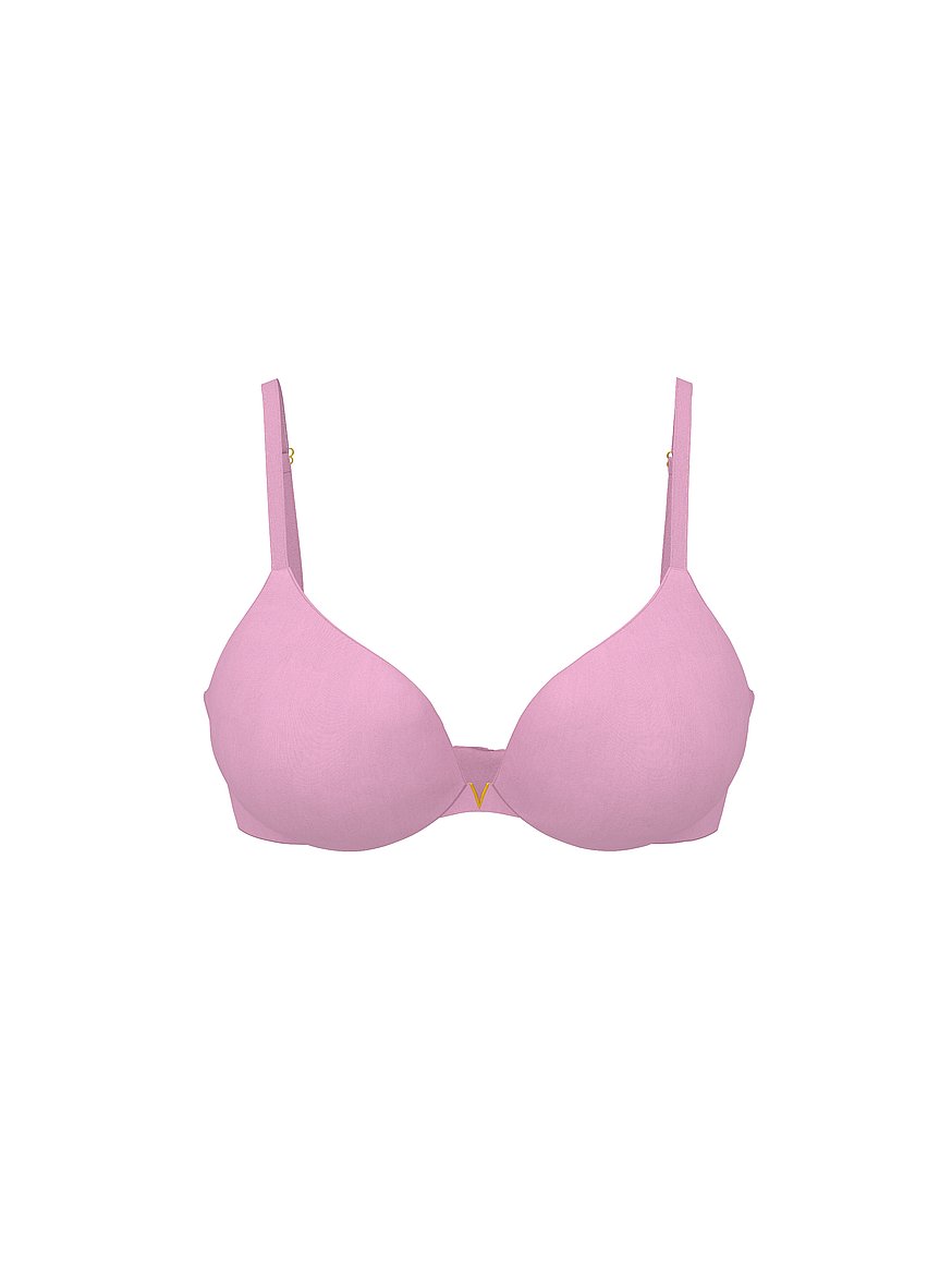Smooth Lightly Lined Plunge Demi Bra