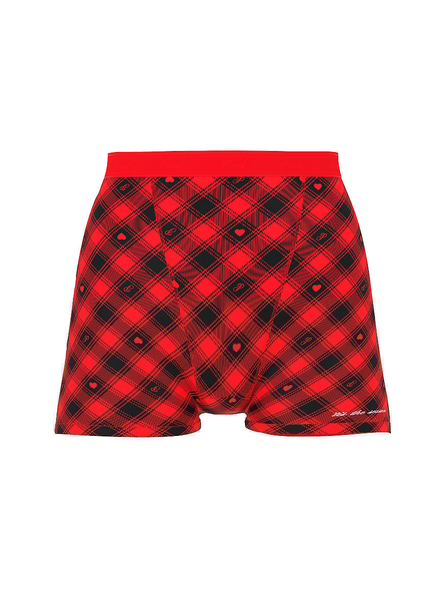 Logo Cotton High-Waist Boyshort Panty