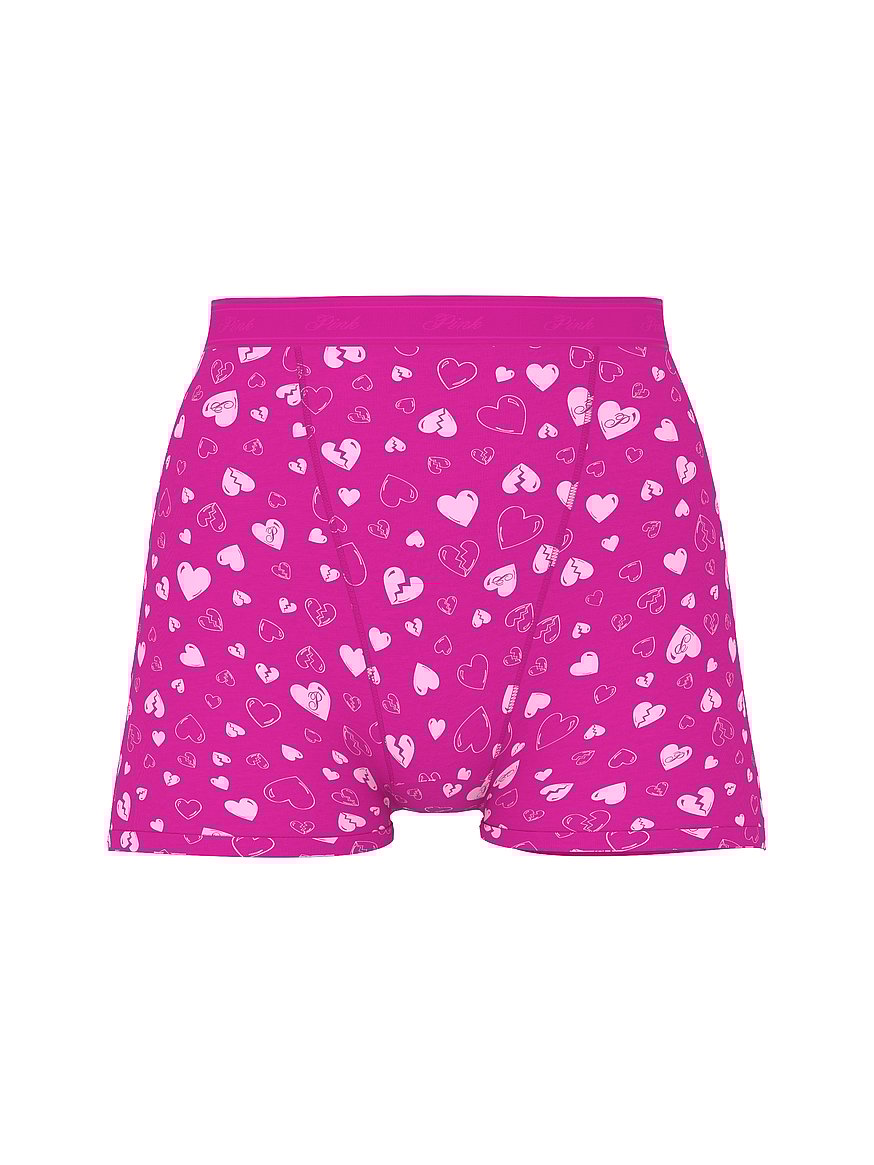 Logo Cotton High-Waist Boyshort Panty