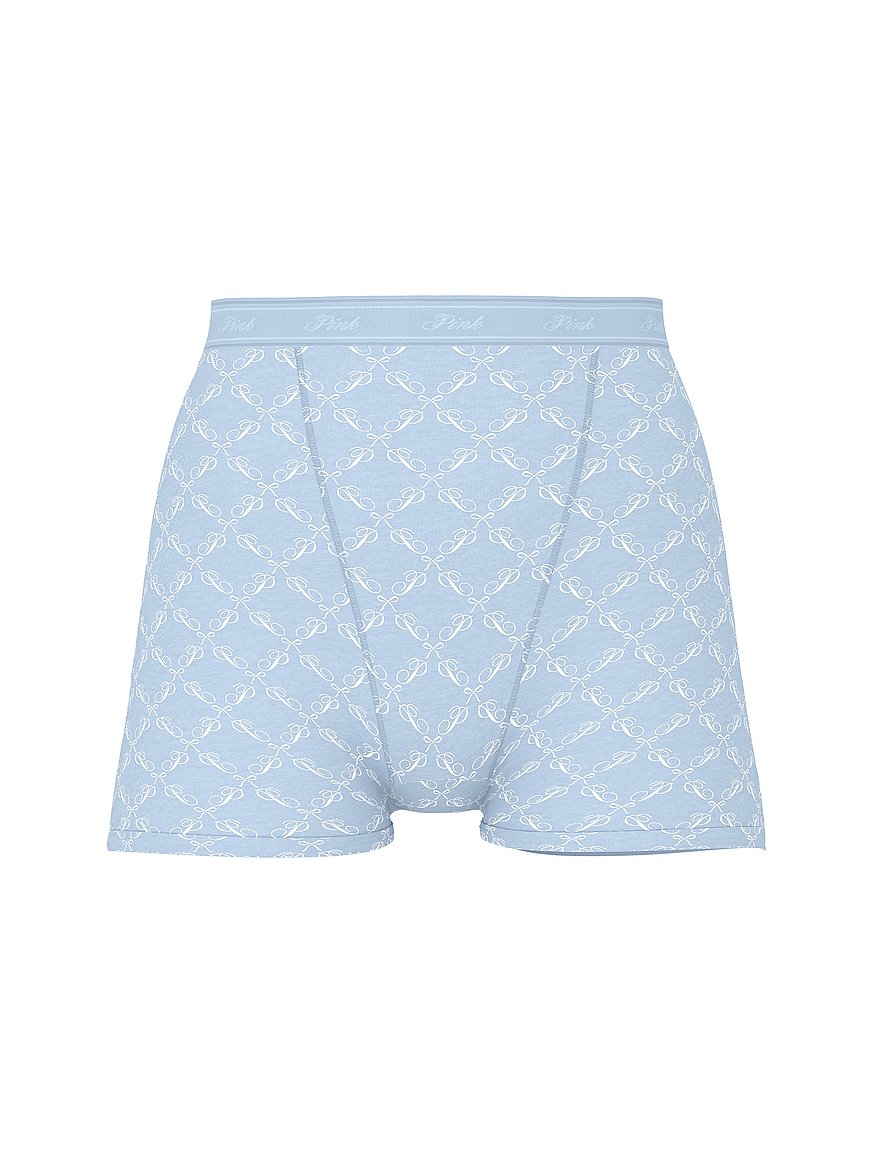 Logo Cotton High-Waist Boyshort Panty