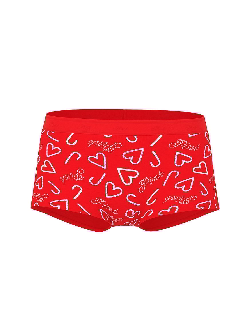 Logo Cotton Boyshort Panty