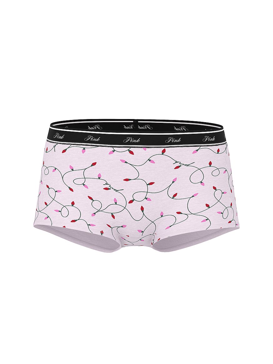 Logo Cotton Boyshort Panty