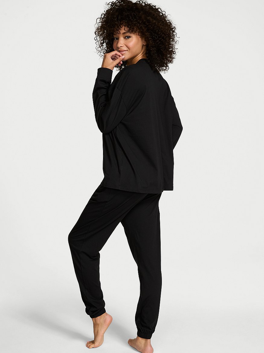 100% Cotton Shine Long Pajama Set