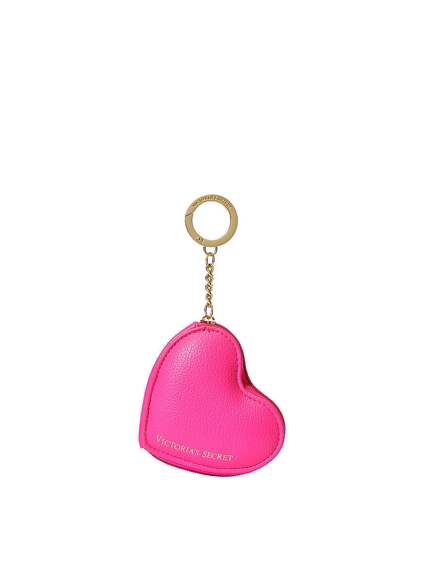 Buy Heart Pouch Keychain, Forever Pink - Order Small Accessories online - Victoria's  Secret, image size:874x1165